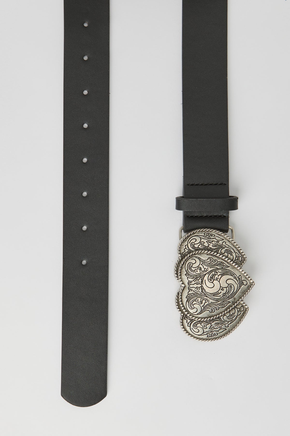Vue alternative 2. Ceinture Western avec boucle en coeur