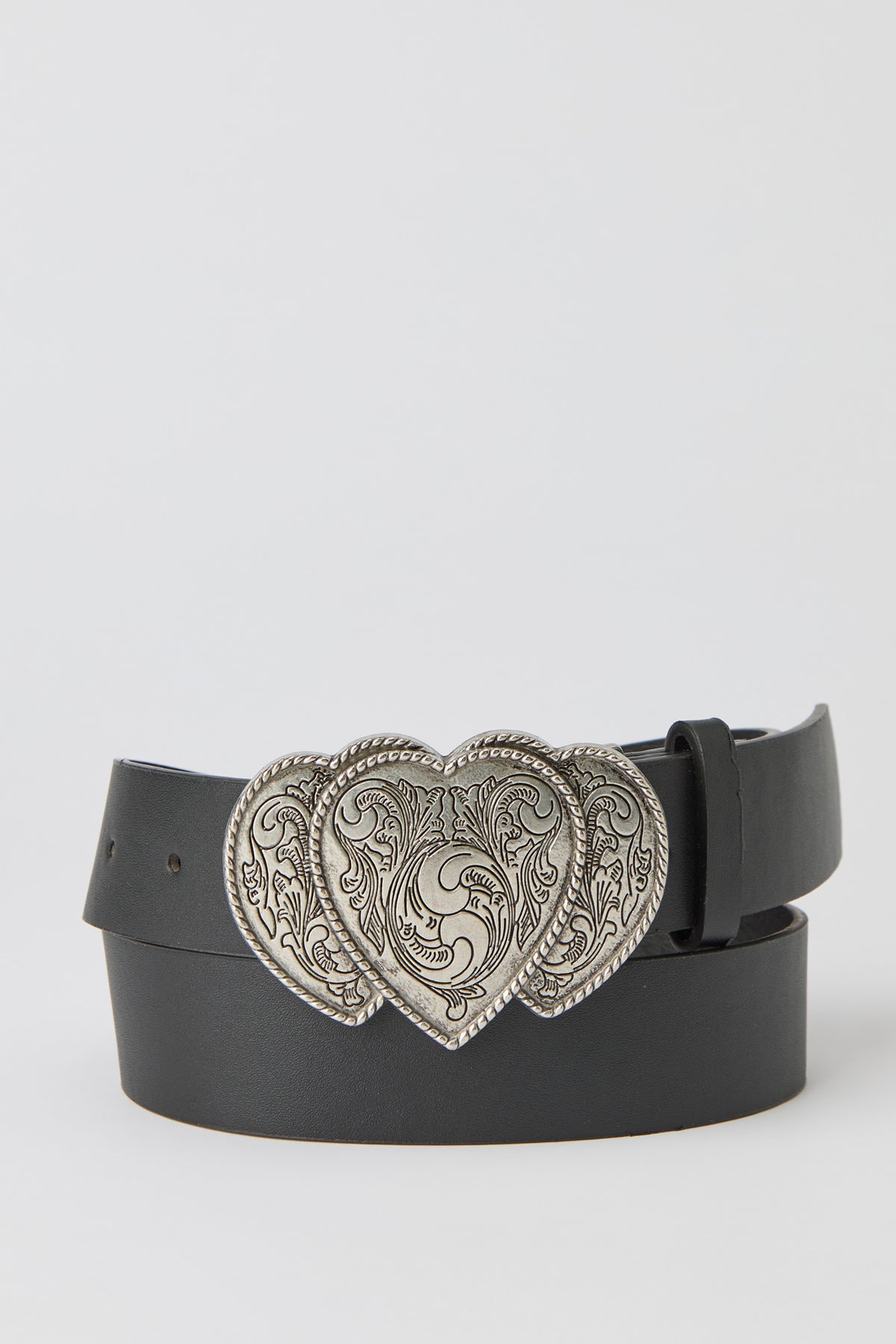 Ceinture Western avec boucle en coeur