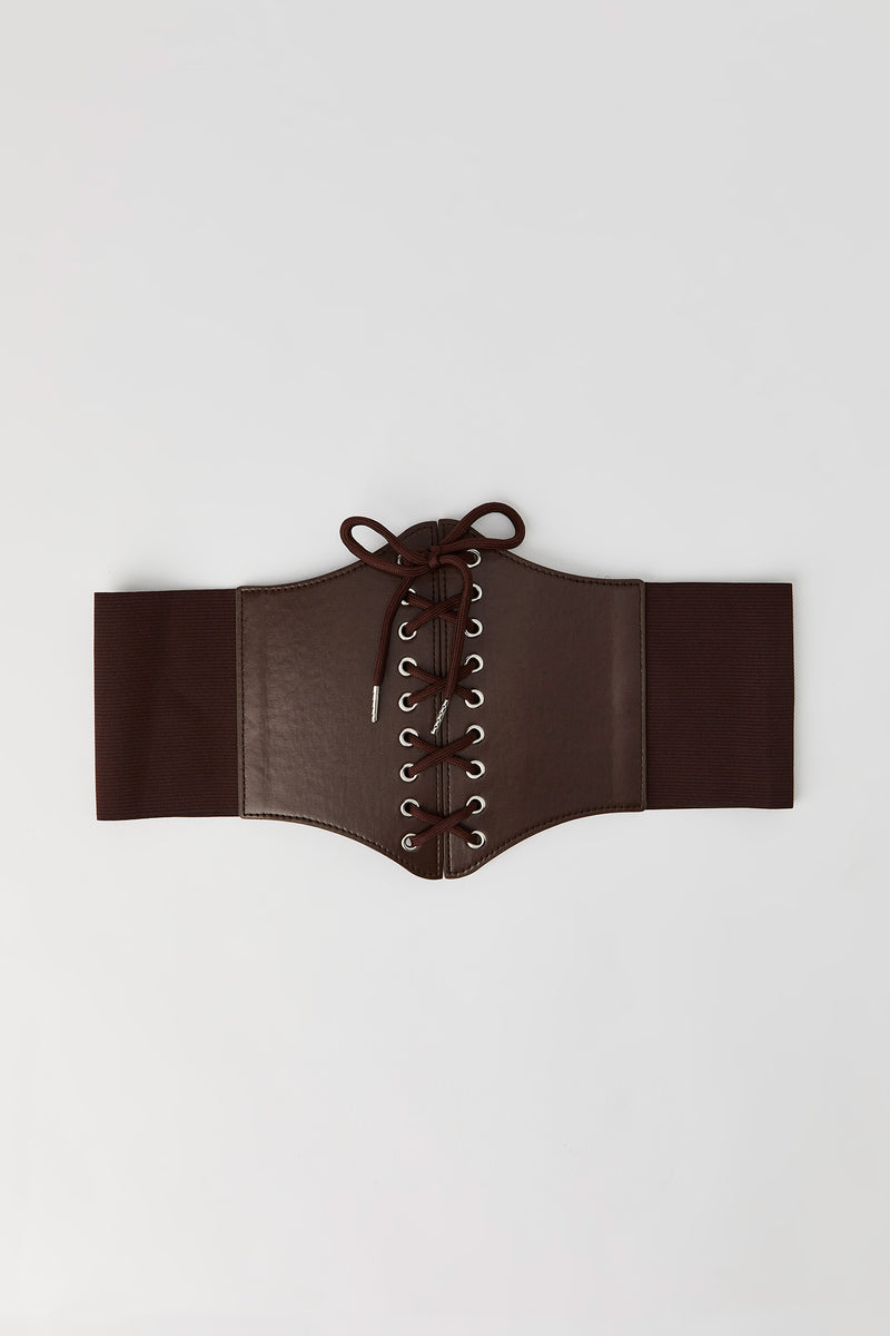 Lace-Up Corset Belt