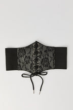 Floral Lace Corset Belt
