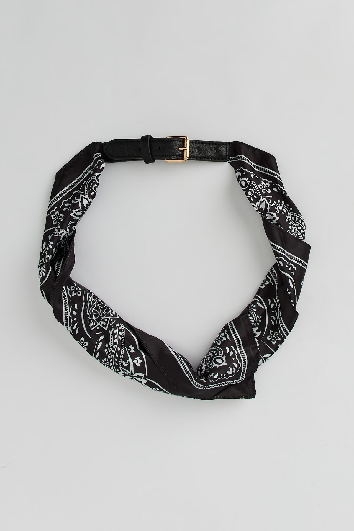 Ceinture-écharpe avec motif cachemire
