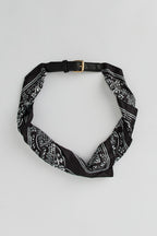 Ceinture-écharpe avec motif cachemire