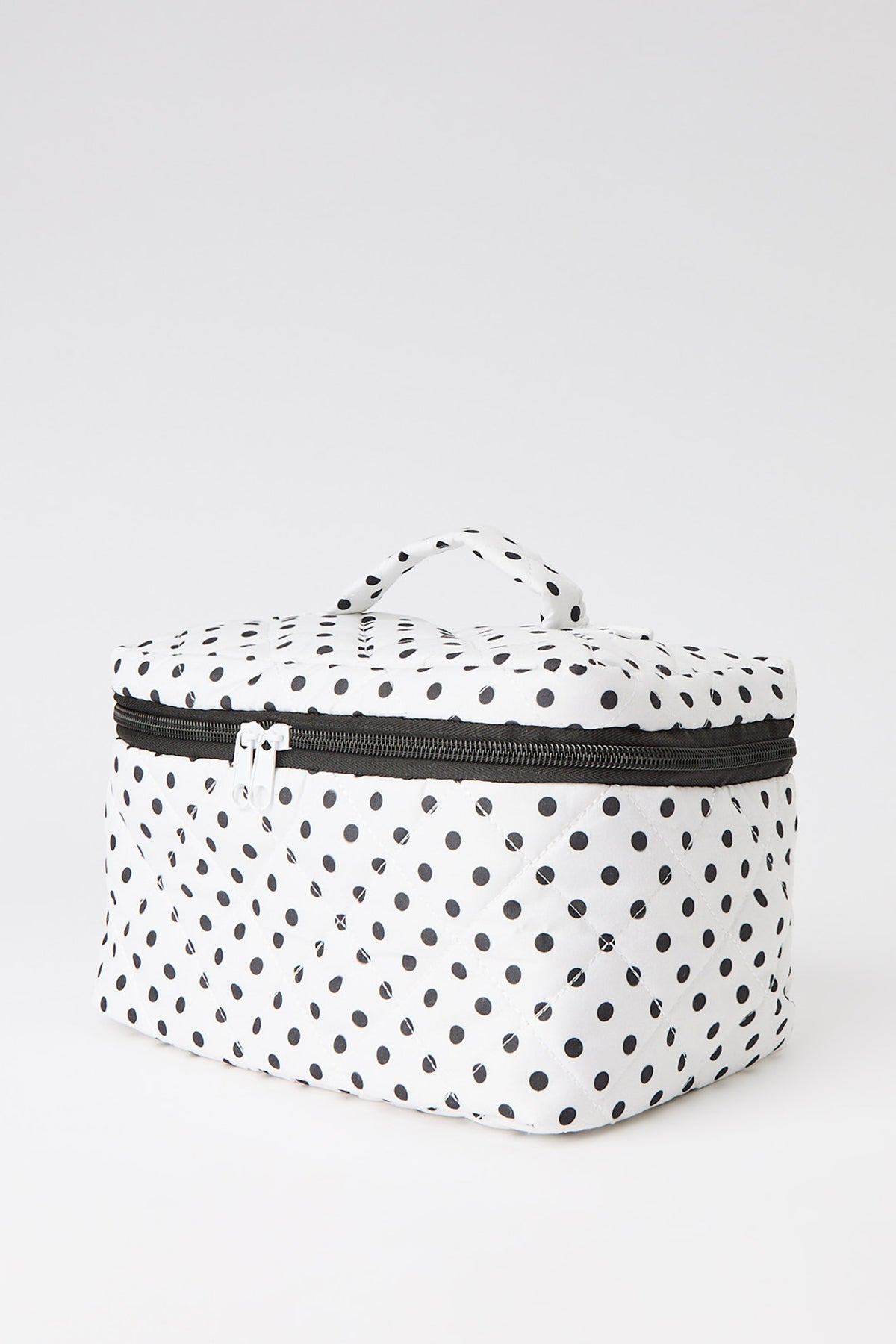 Alt View 2. Quilted Makeup Bag - Black