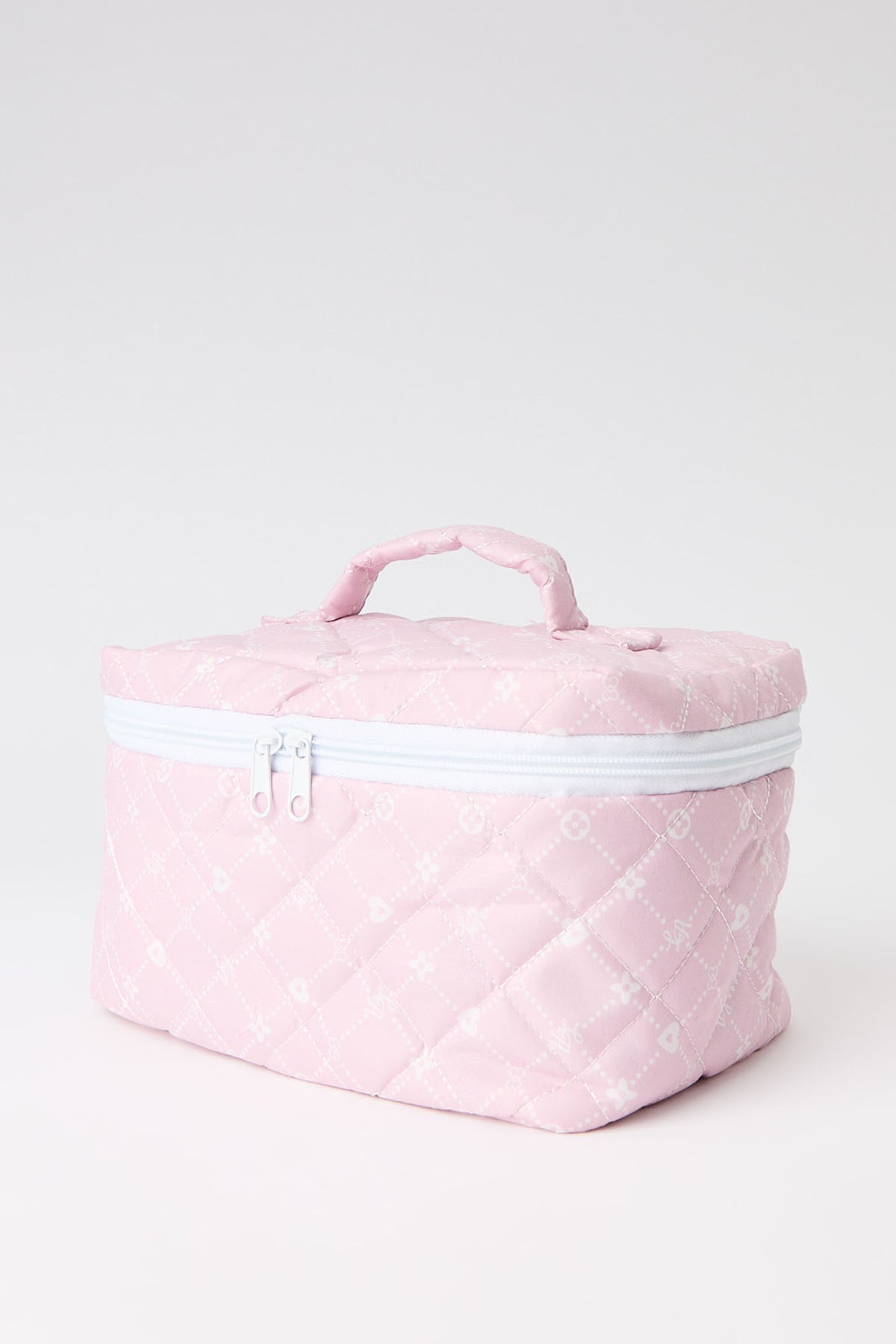 Alt View 2. Quilted Makeup Bag - Pink