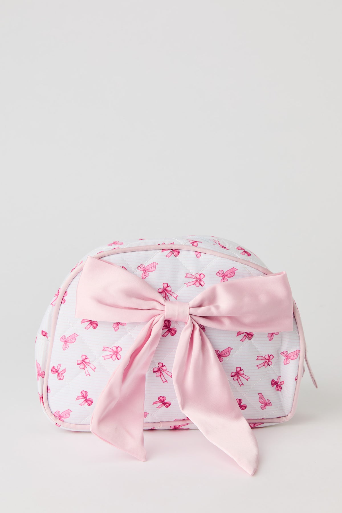 3D Bow Makeup Bag - Pink
