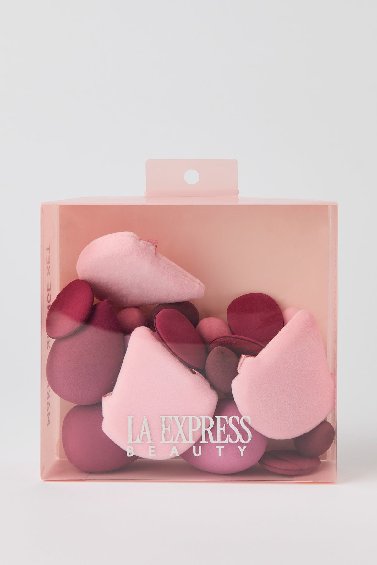 Alt View 2. Makeup Sponge Set (20 Pcs) - Burgundy