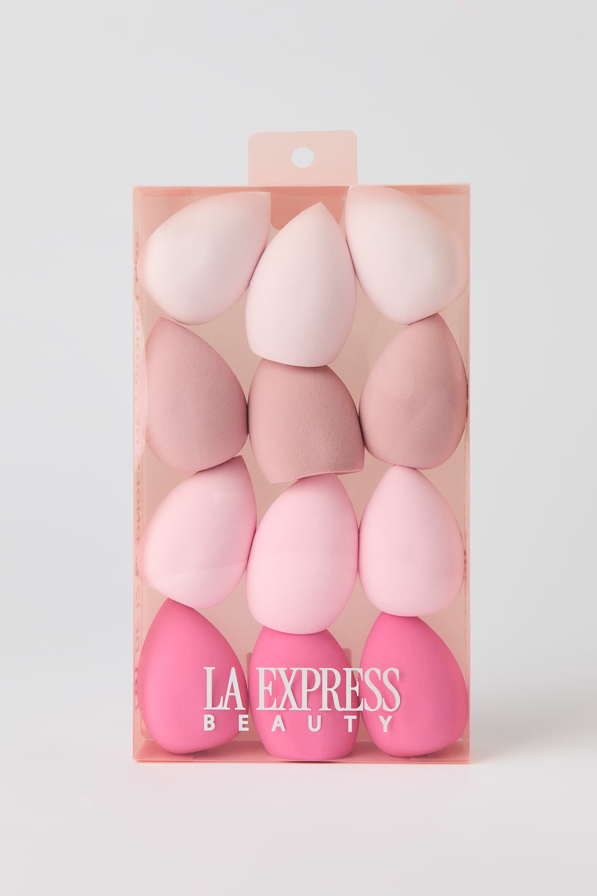 Alt View 2. Makeup Sponge Set (12 Pcs) - Pink