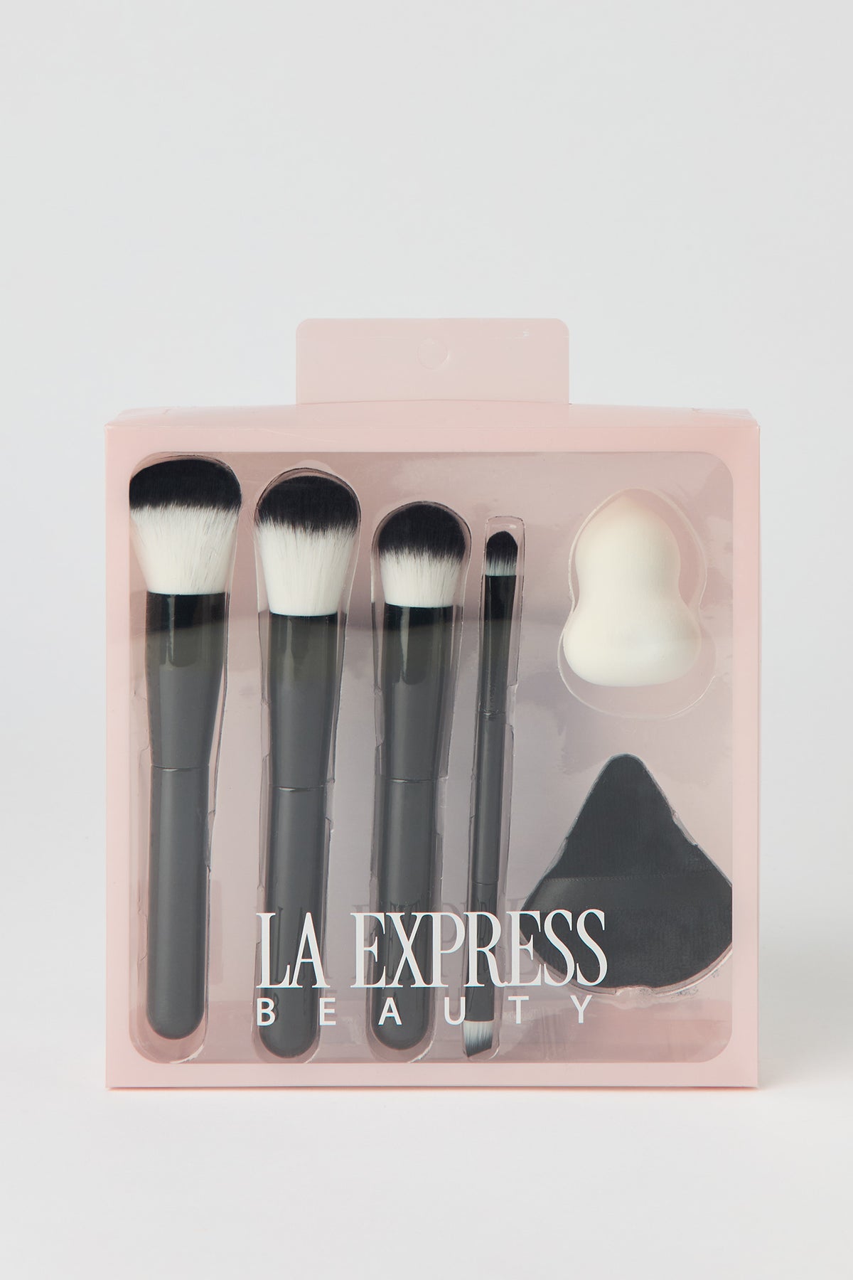 Alt View 4. Makeup Brush & Sponge Set - Black
