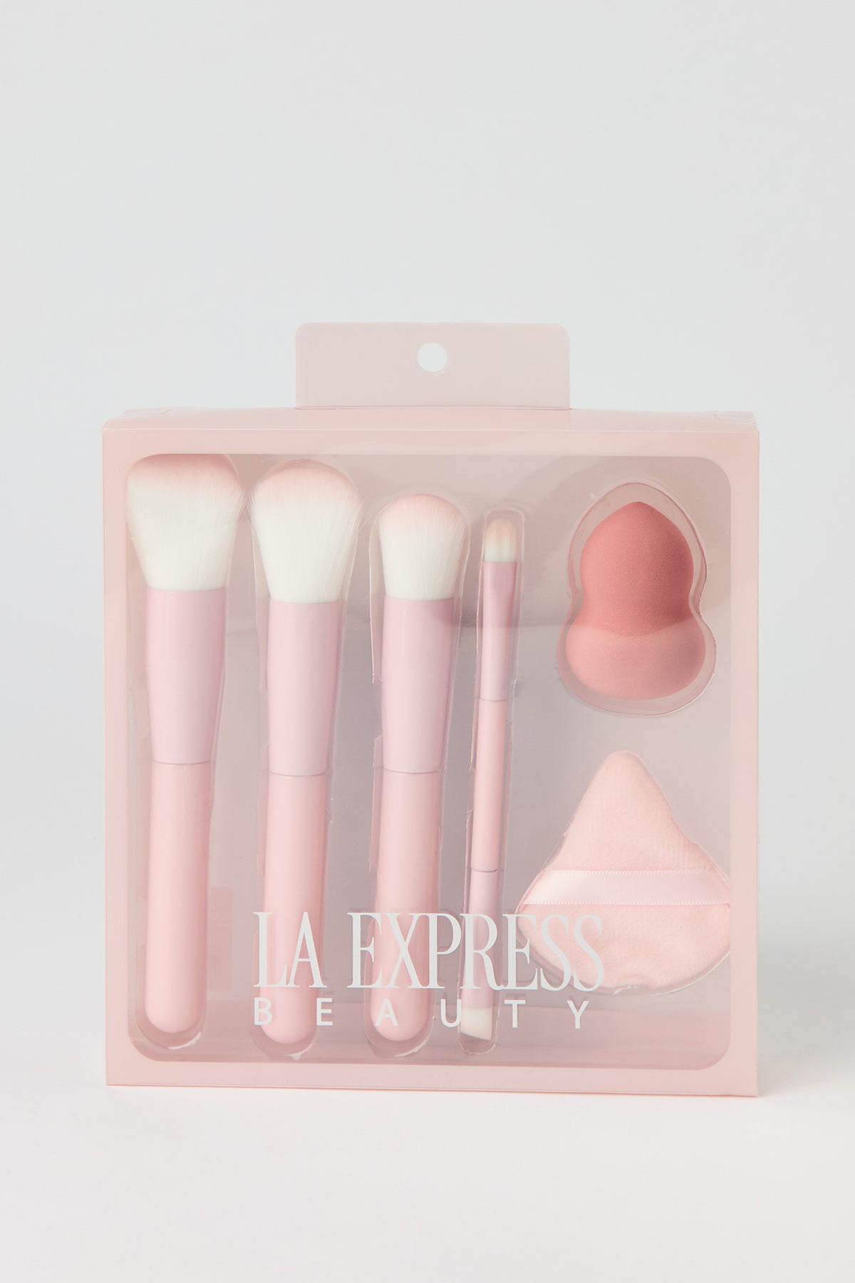 Vue alternative 4. Ensemble avec pinceau et éponge à maquillage
