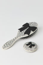 Hair Brush & Compact Mirror Set