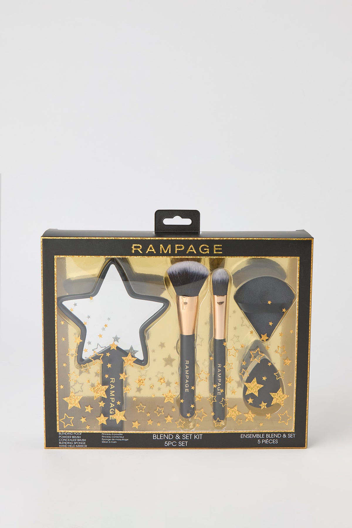 Alt View 4. Makeup Blend & Set Kit (5 Pcs) - Black