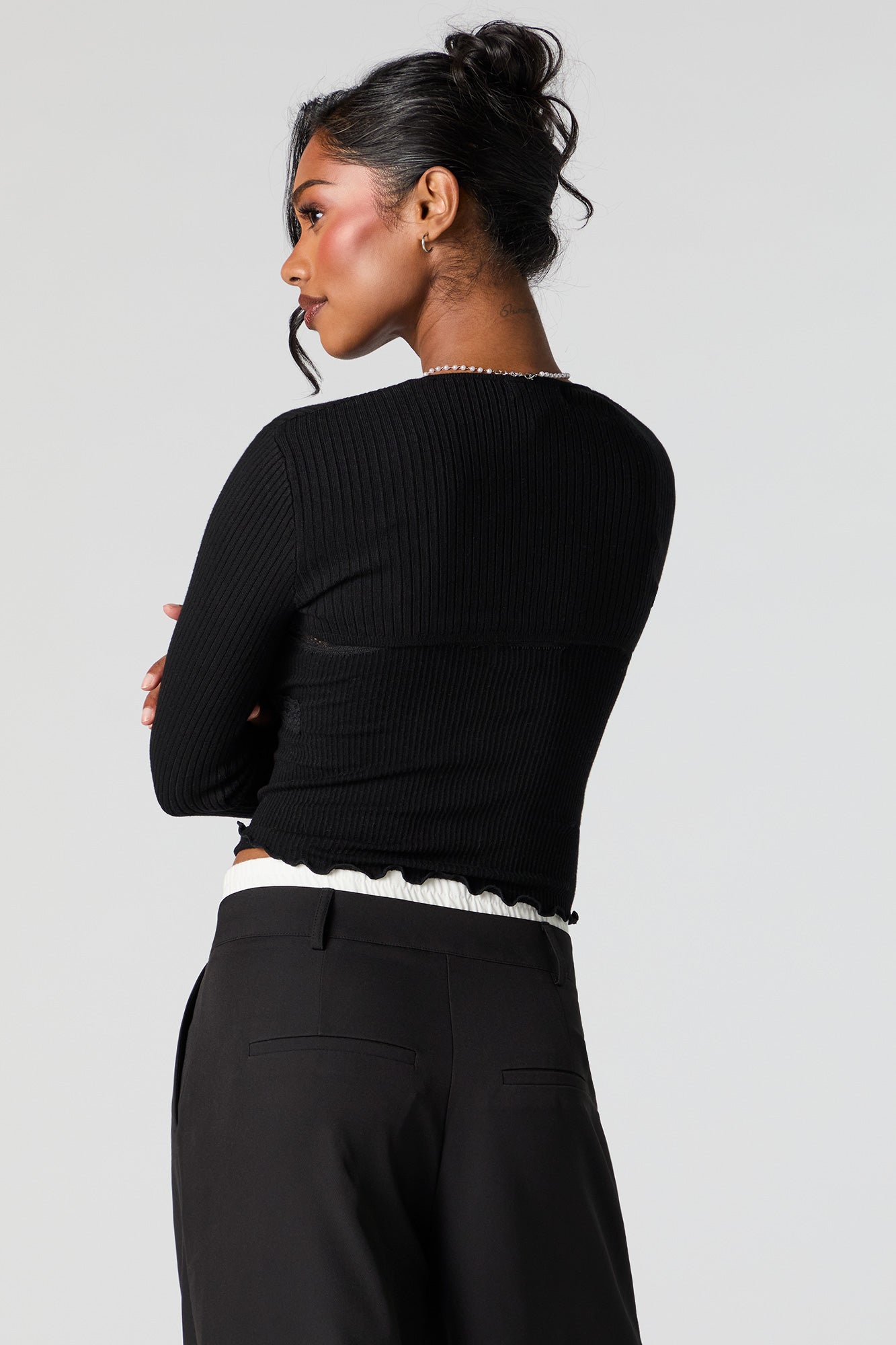 Ribbed Knit Bolero