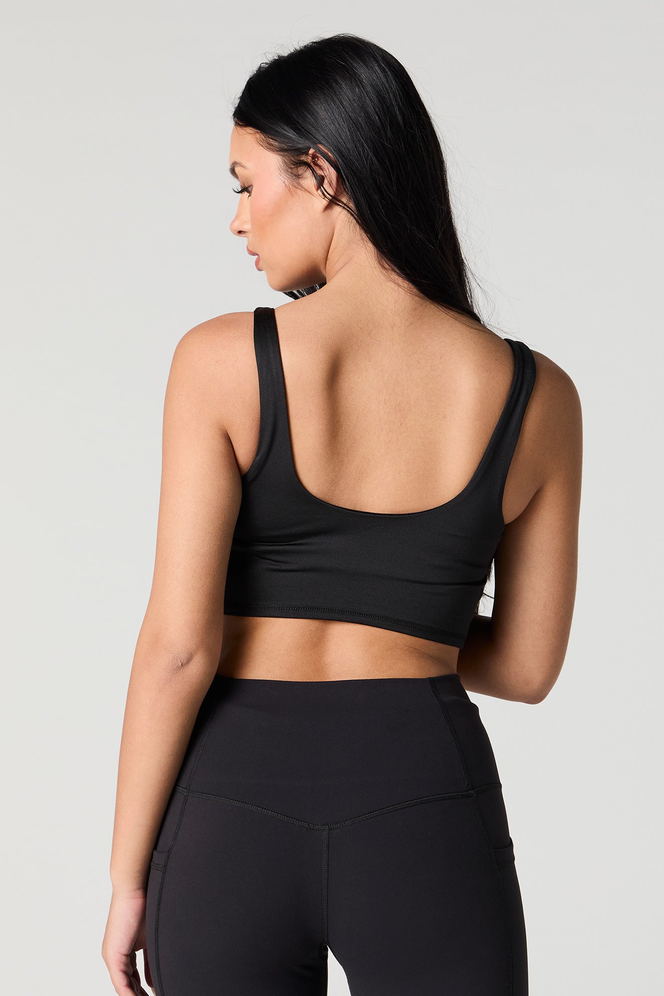 Active Soft Cropped Corset Tank