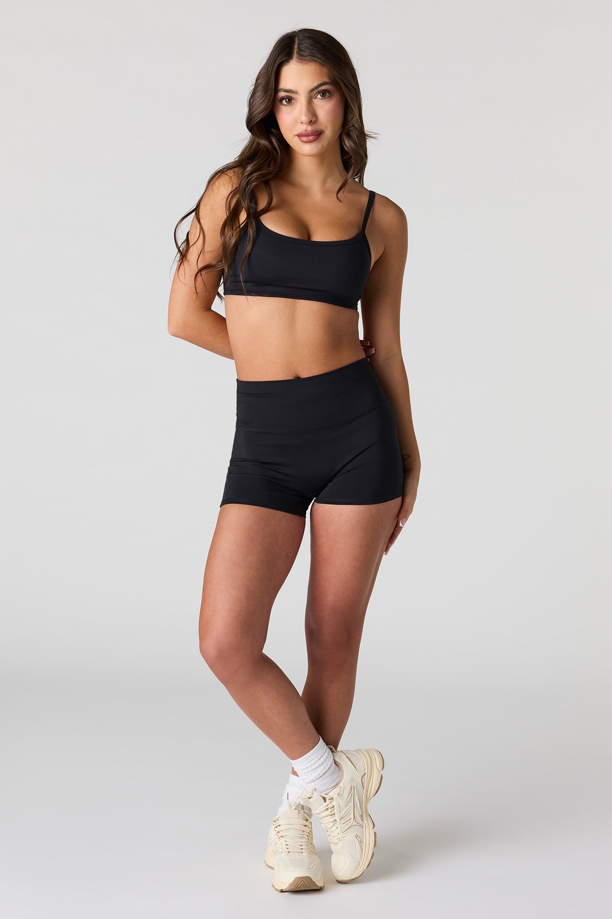 Alt View 6. Active High Density Sports Bra - Purple