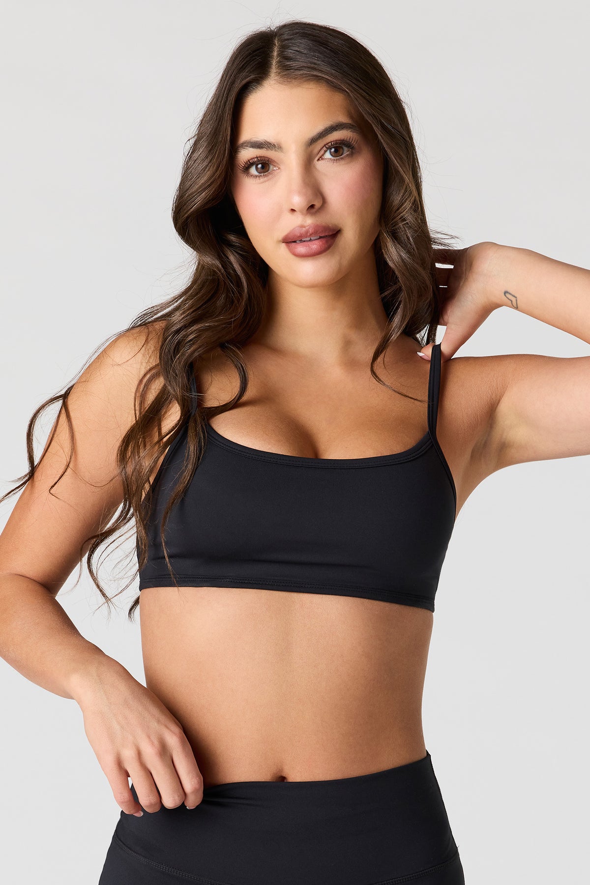 Alt View 4. Active High Density Sports Bra - Purple