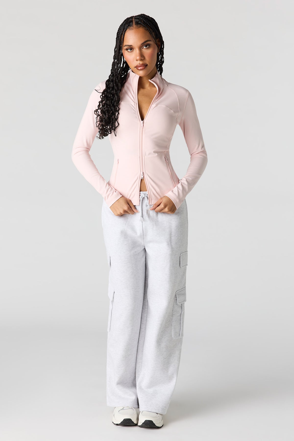 Alt View 3. U/A 2 Way Zip-Up Jacket - Pink