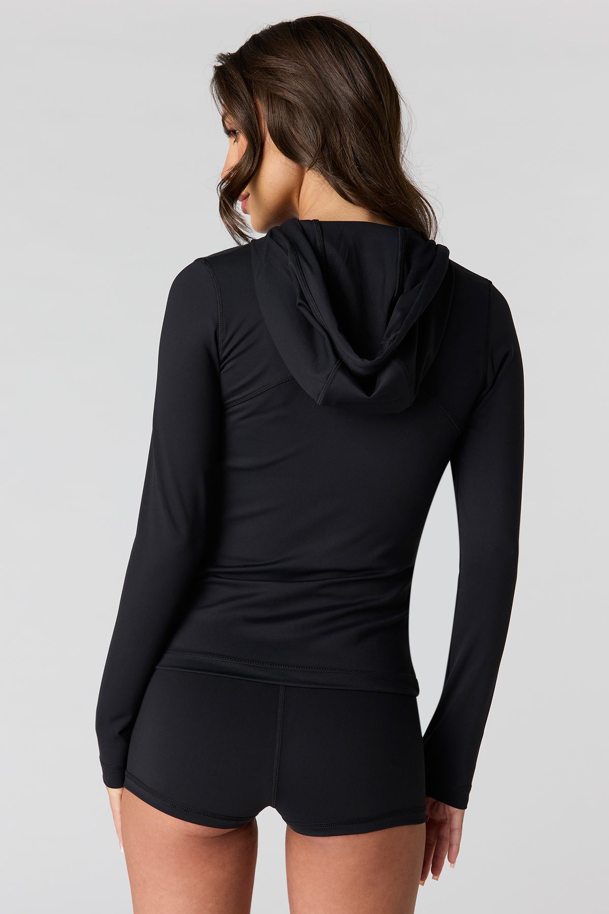 Alt View 2. Sommer Ray UltraSculpt Active 2-Way Zip-Up Jacket - Black