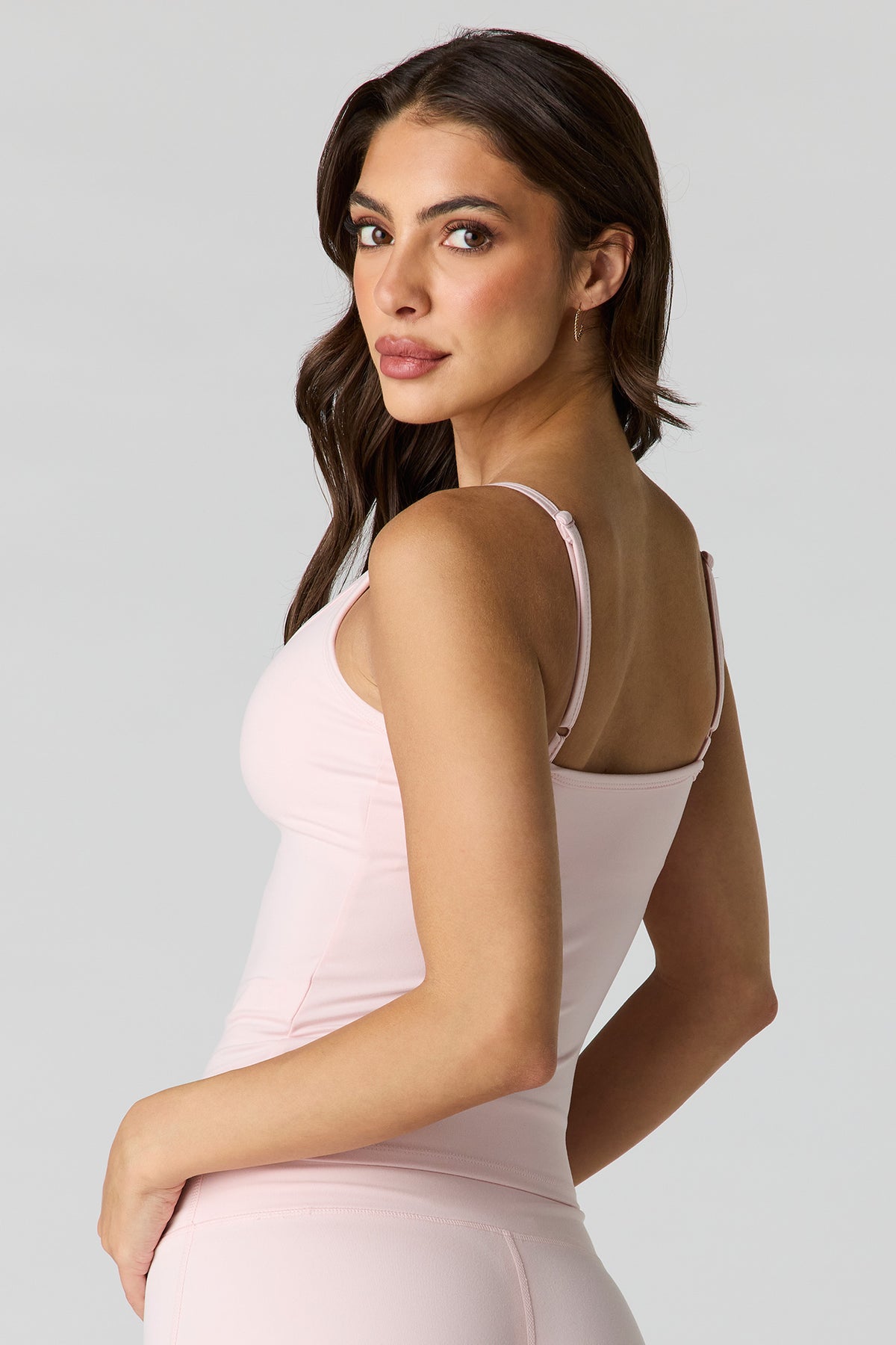 Alt View 2. U/A Scoop Neck Tank - Pink