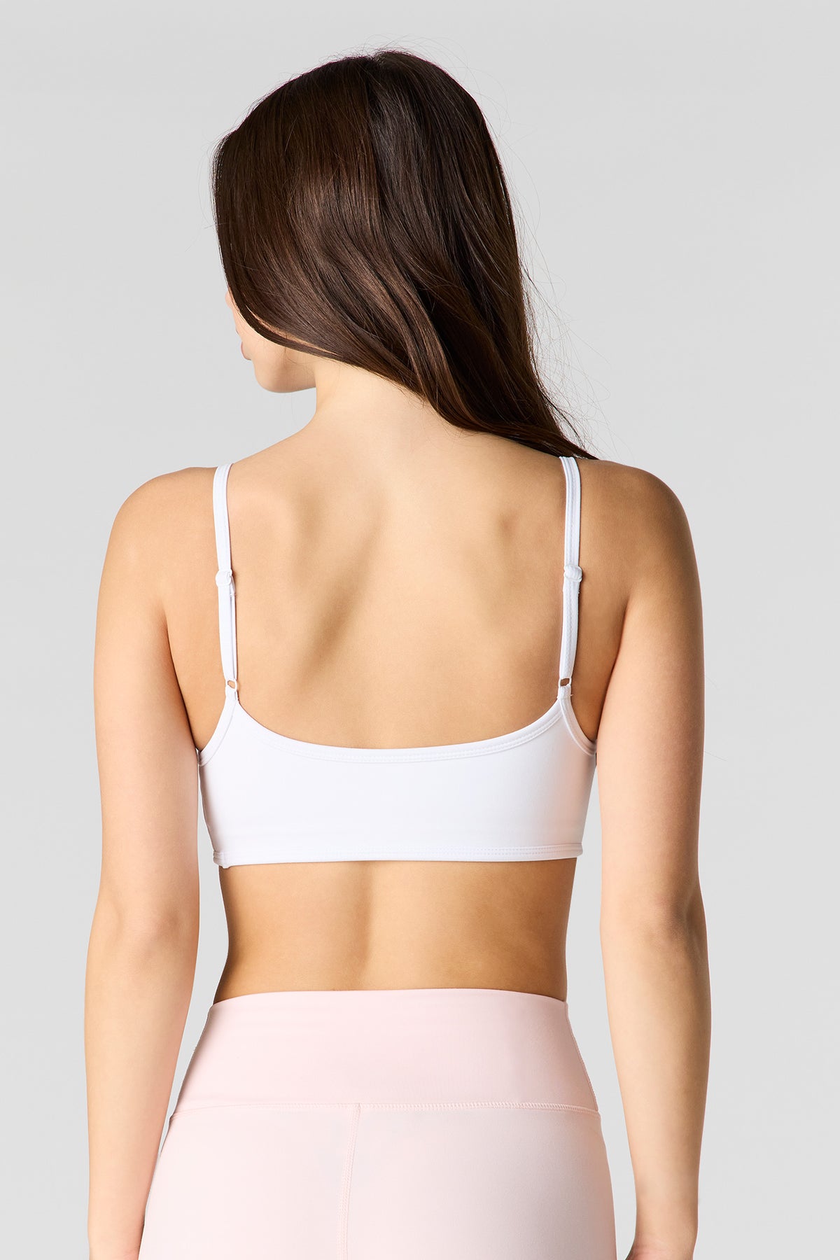 Alt View 2. U/A Scoop Neck Bra - White