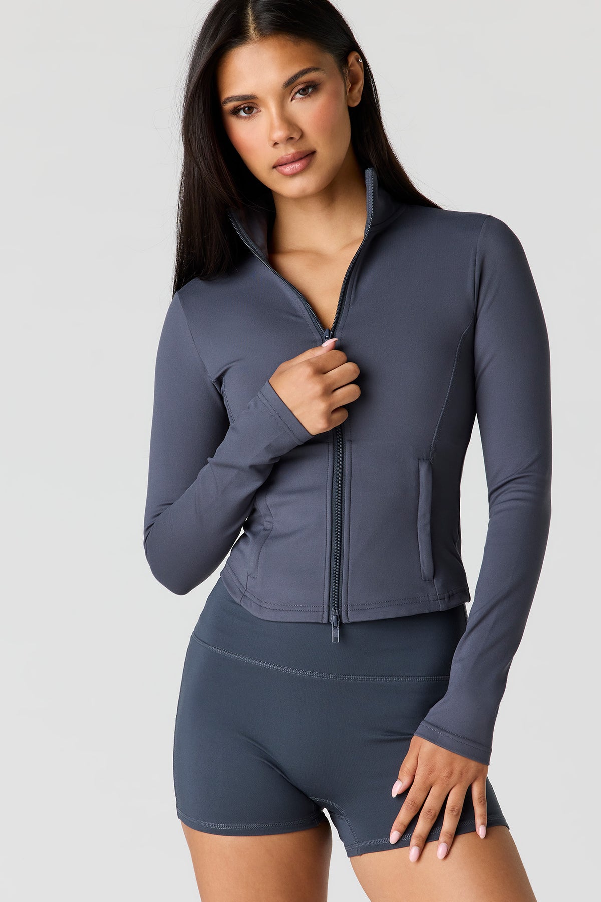 U/A 2 Way Zip-Up Jacket - Dark Grey