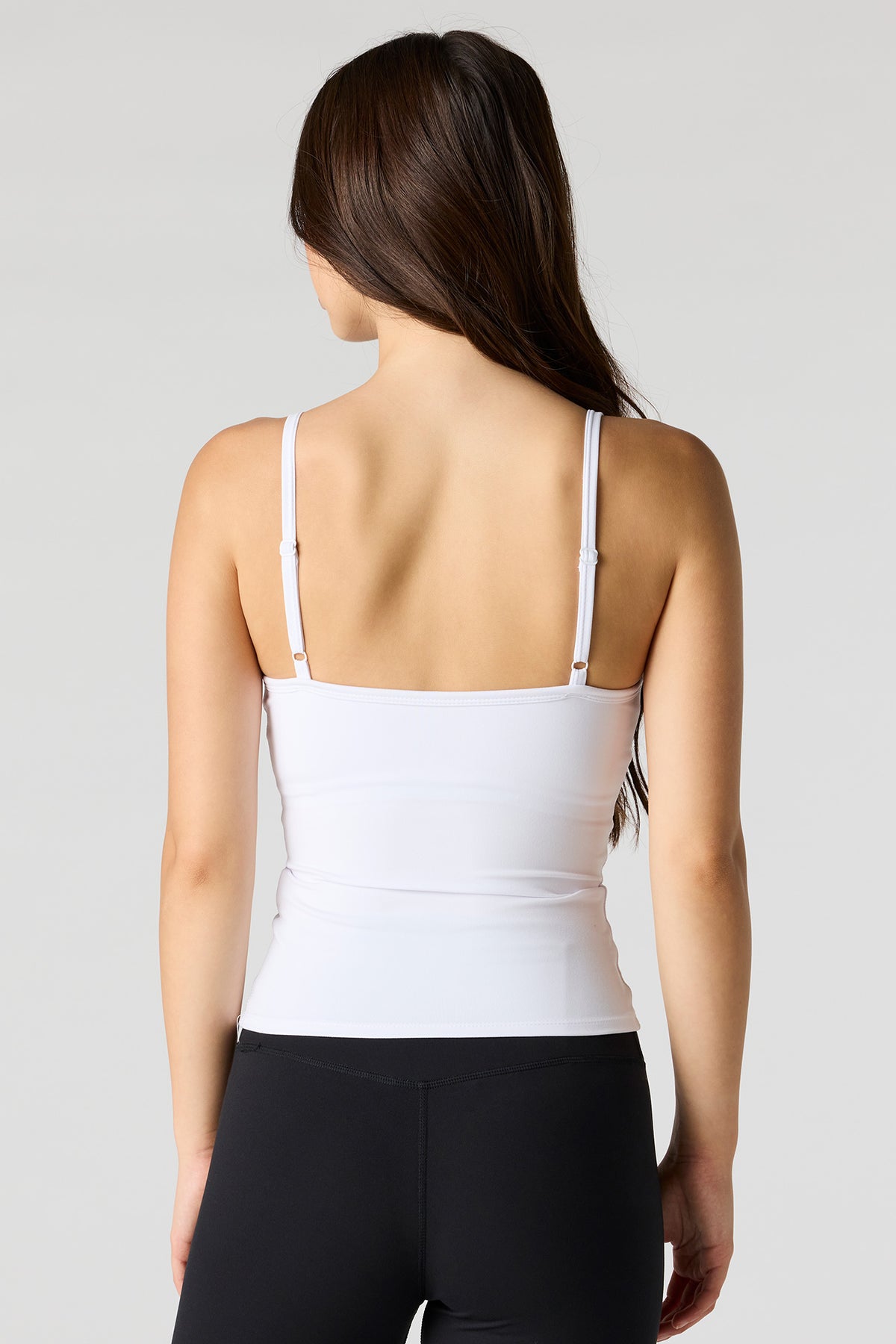 Alt View 2. U/A V-Neck Tank - White