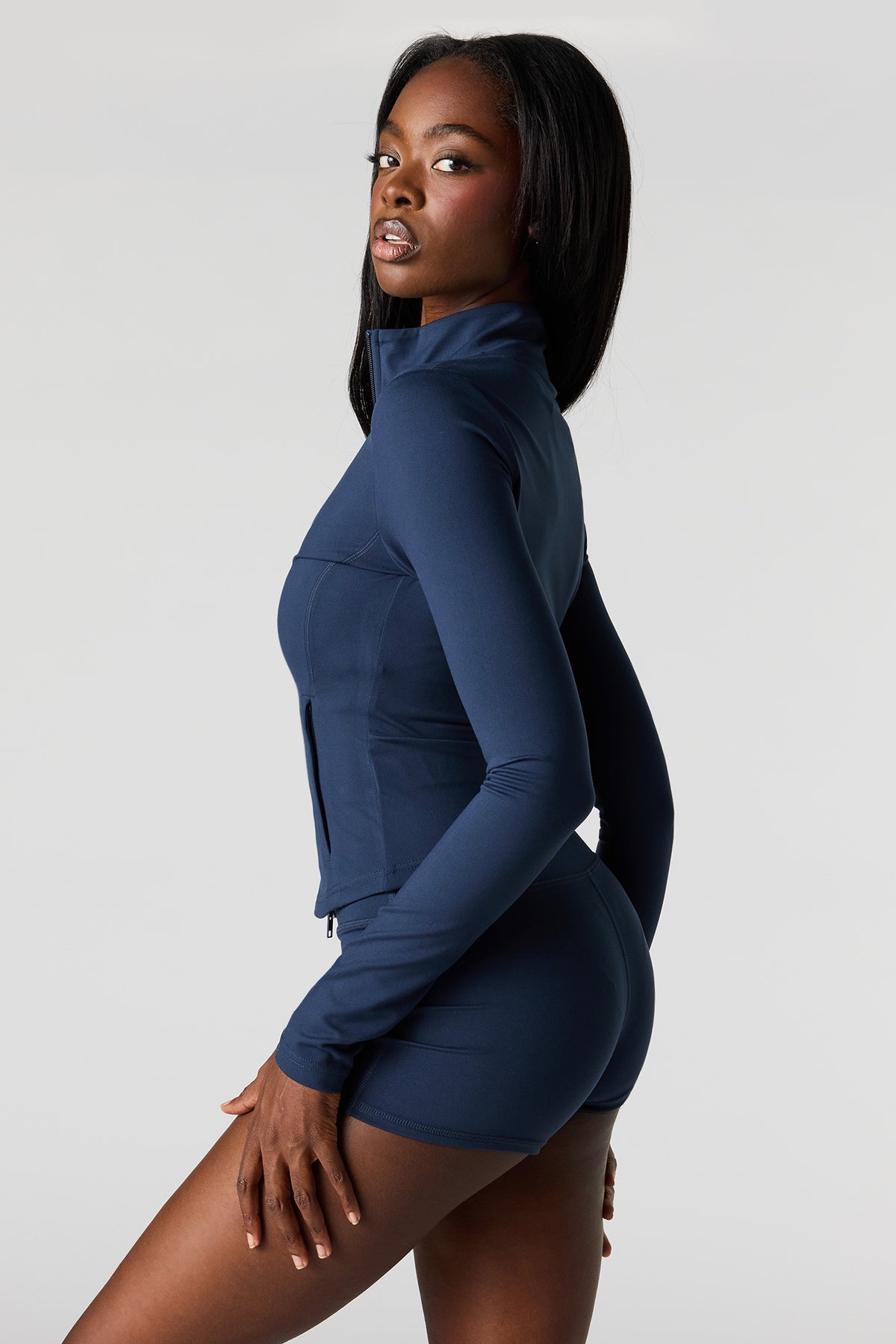 Vue alternative 2. Blouson U/A avec fermeture à glissière double