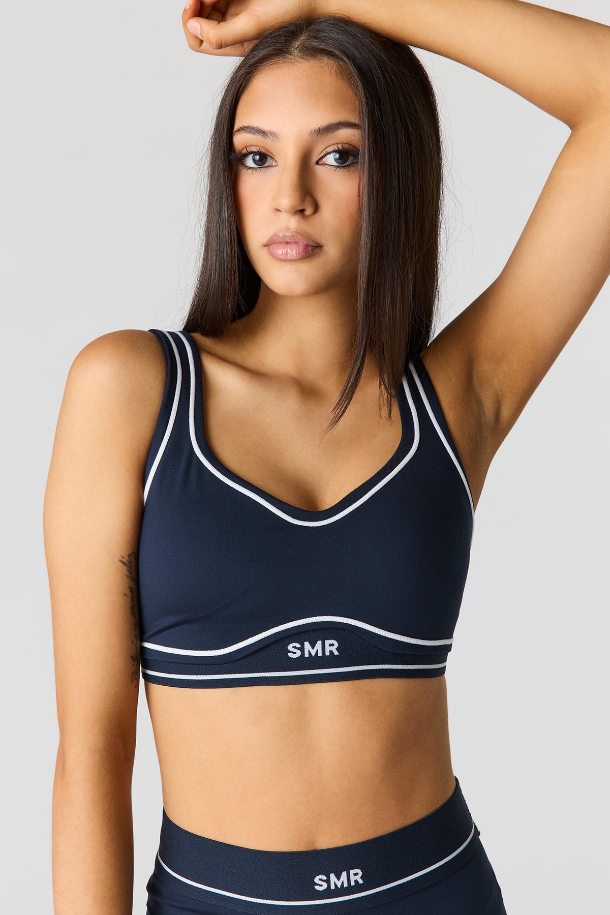 Alt View 4. Sommer Ray UltraSculpt Sports Bra - Navy