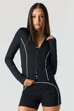 Blouson Sommer Ray UltraSculpt avec fermeture à glissière