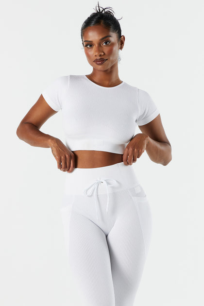 Sommer Ray Seamless Ribbed Active T-Shirt