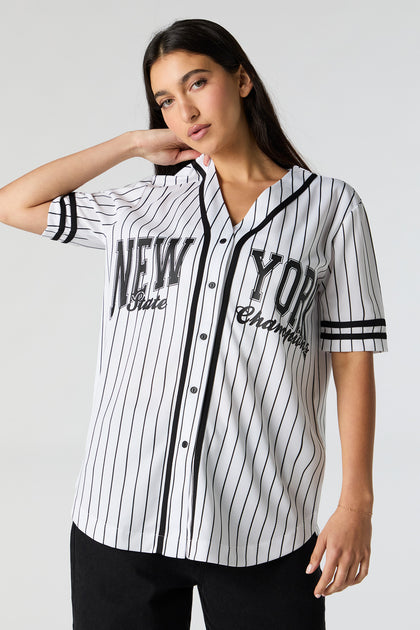 Jersey de baseball en filet imprime Urban Planet