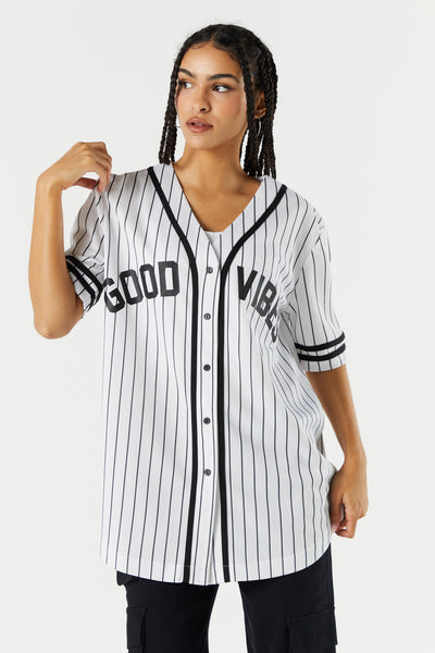 Urban Kids Girls Positive Baseball Jersey