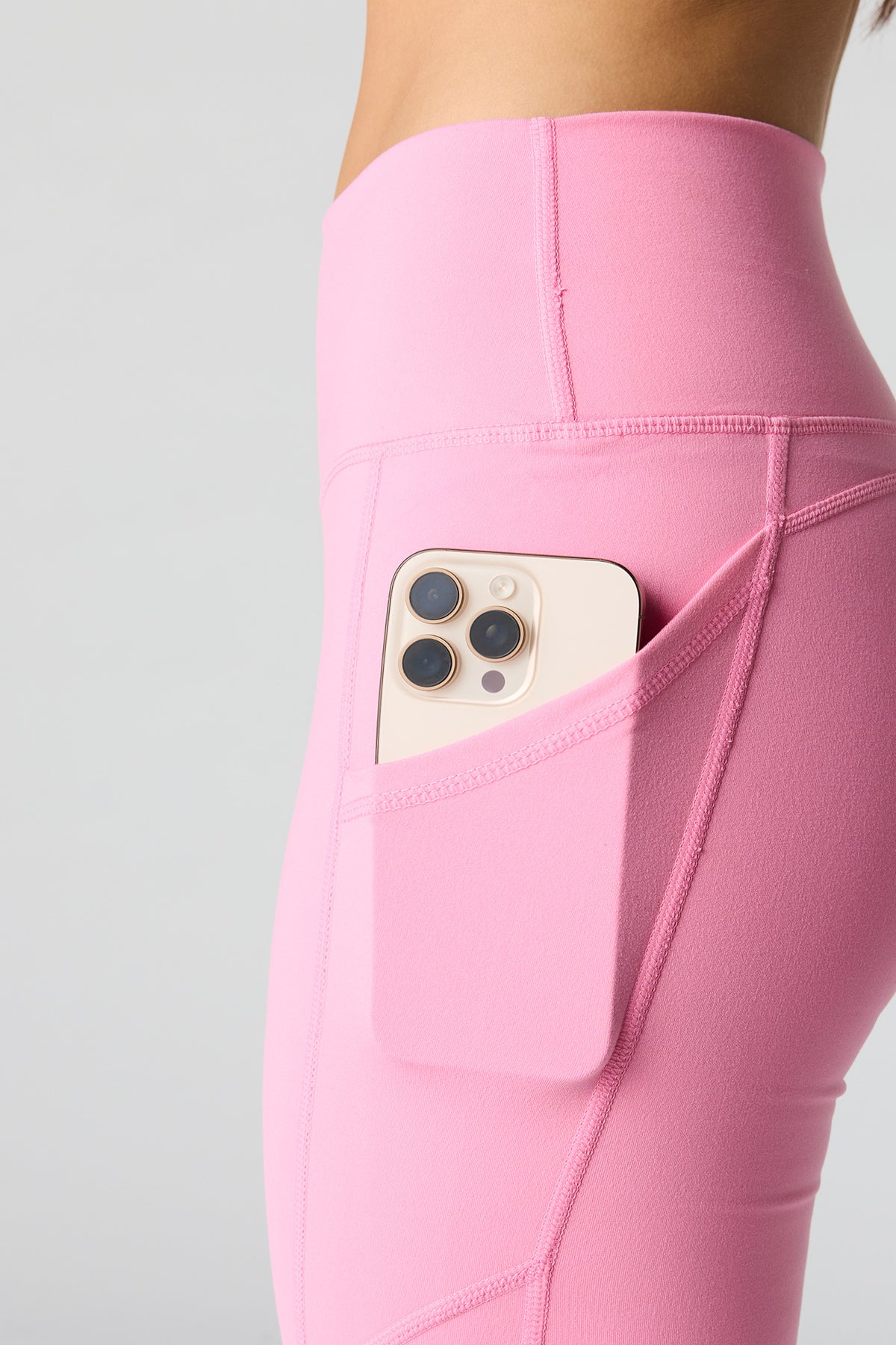 Alt View 4. U/A Flare Pant - Pink