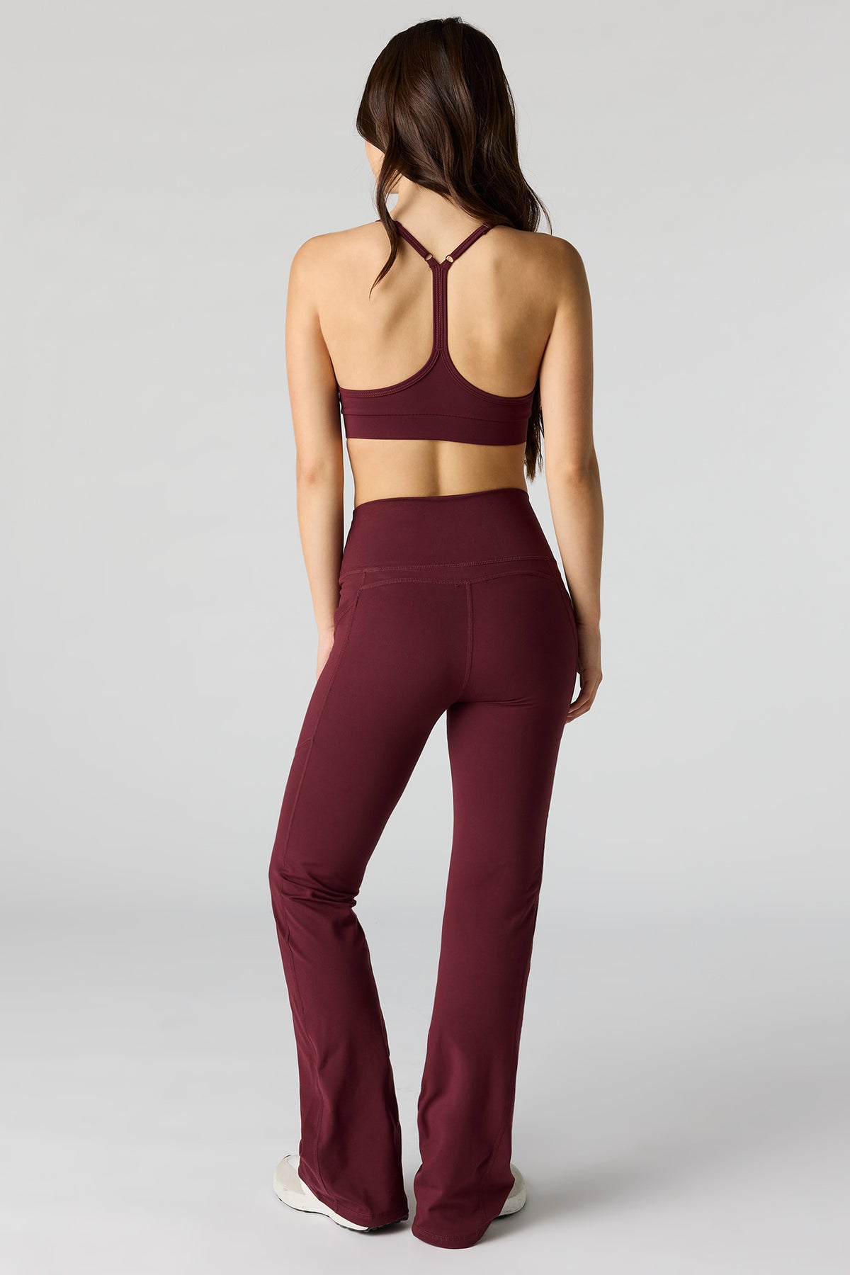 Alt View 3. U/A Flare Pant - Burgundy