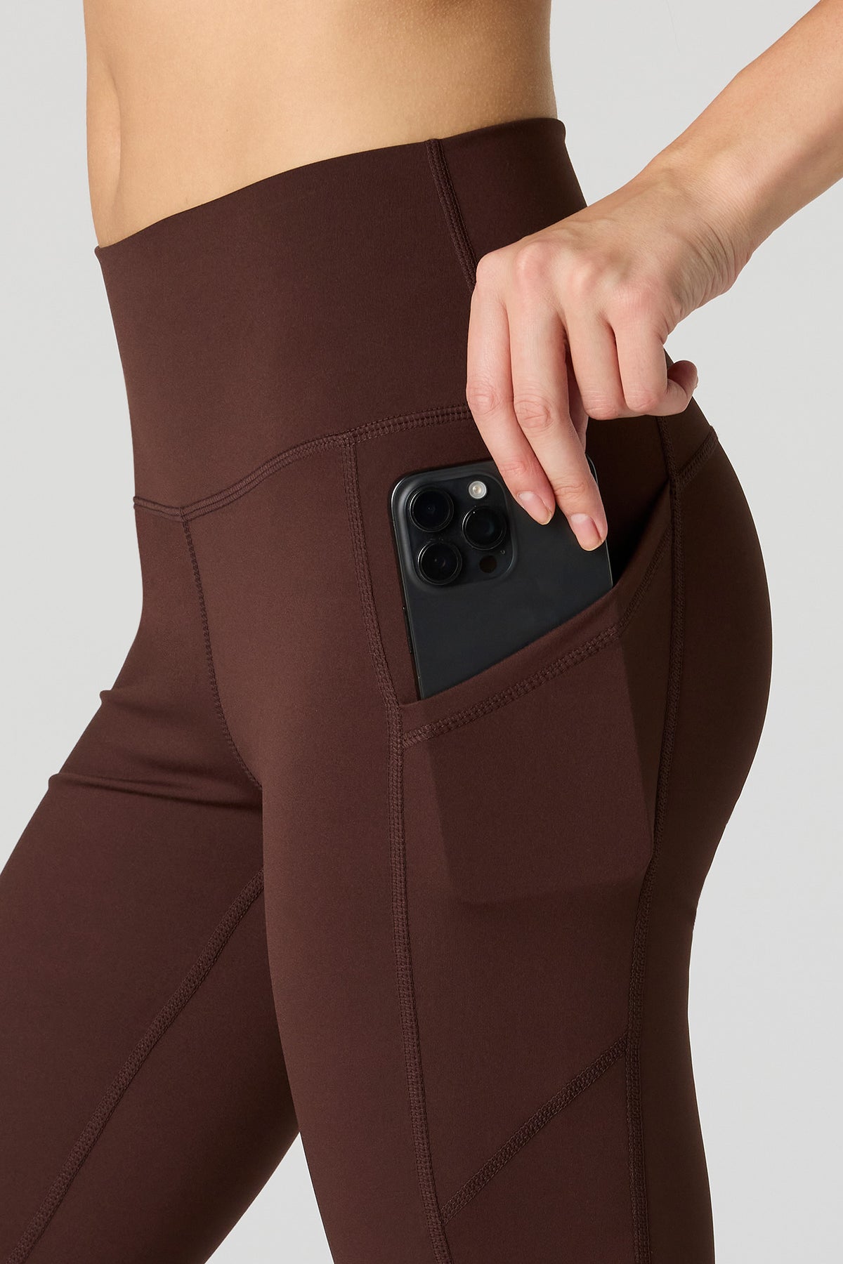 Alt View 4. U/A Flare Pant - Brown