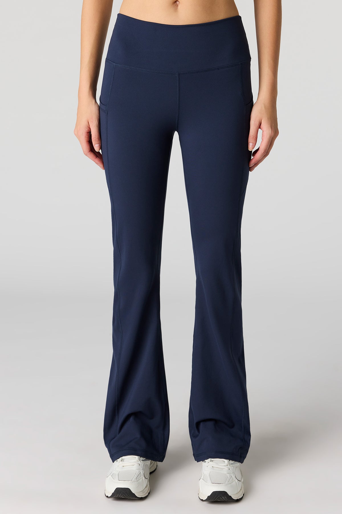 Alt View 2. U/A Flare Pant - Navy