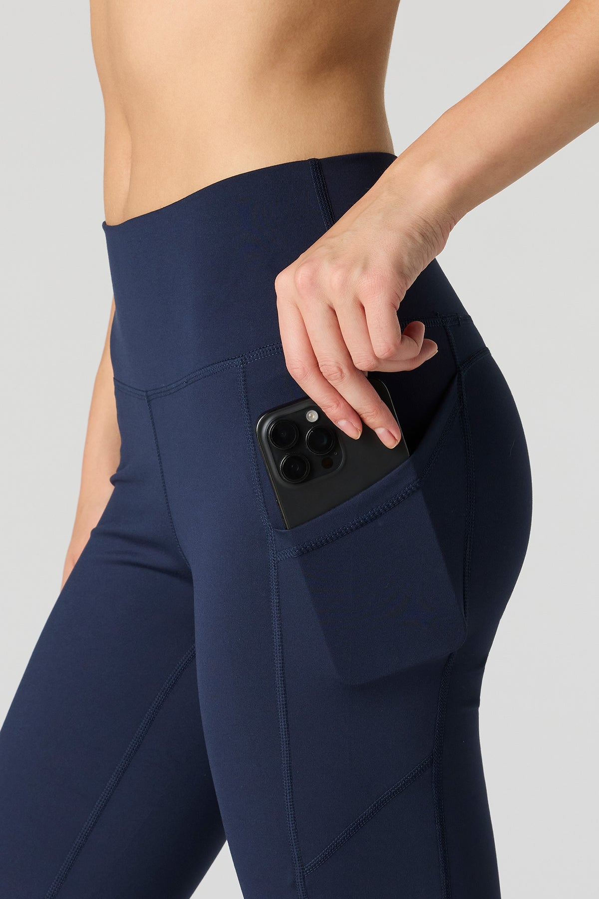 Alt View 4. U/A Flare Pant - Navy