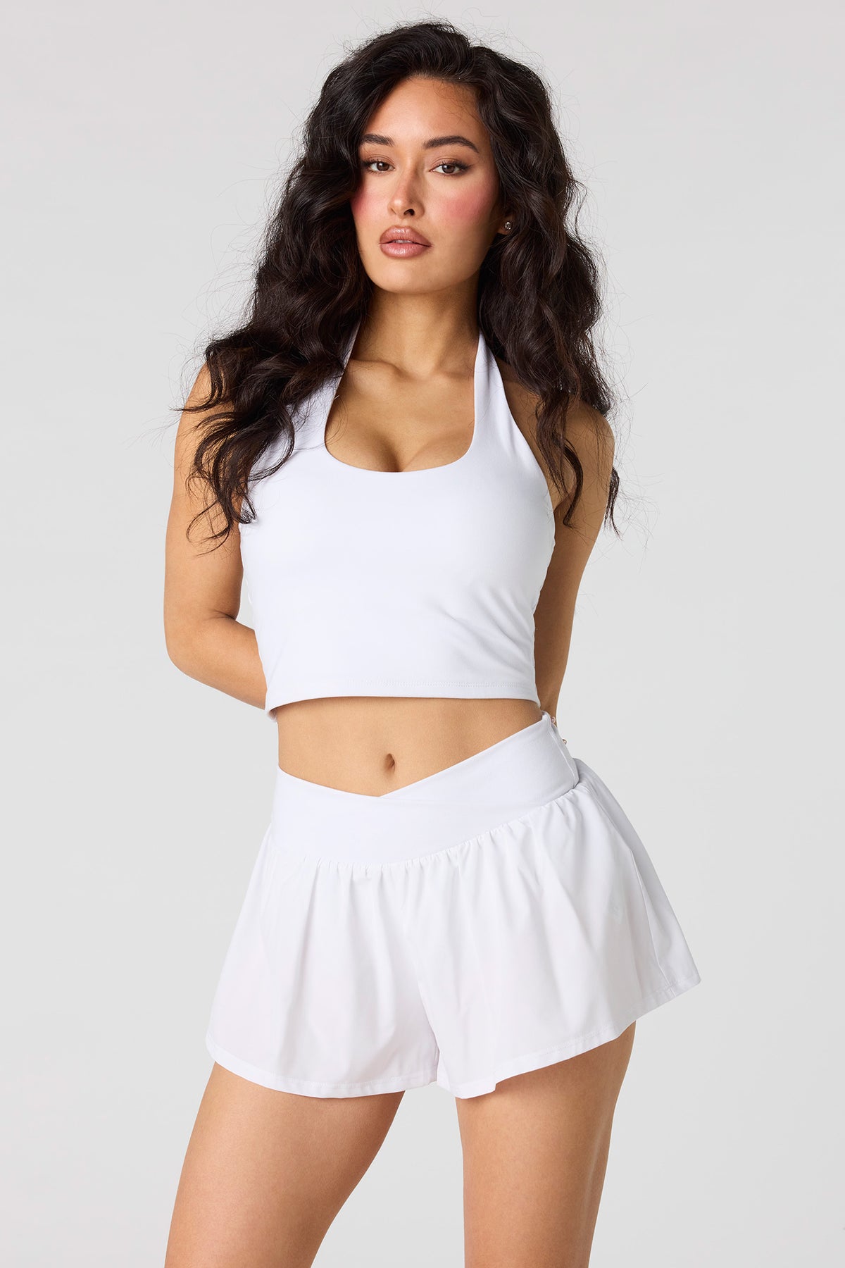 Sommer Ray Active High Density Flowy Short - White