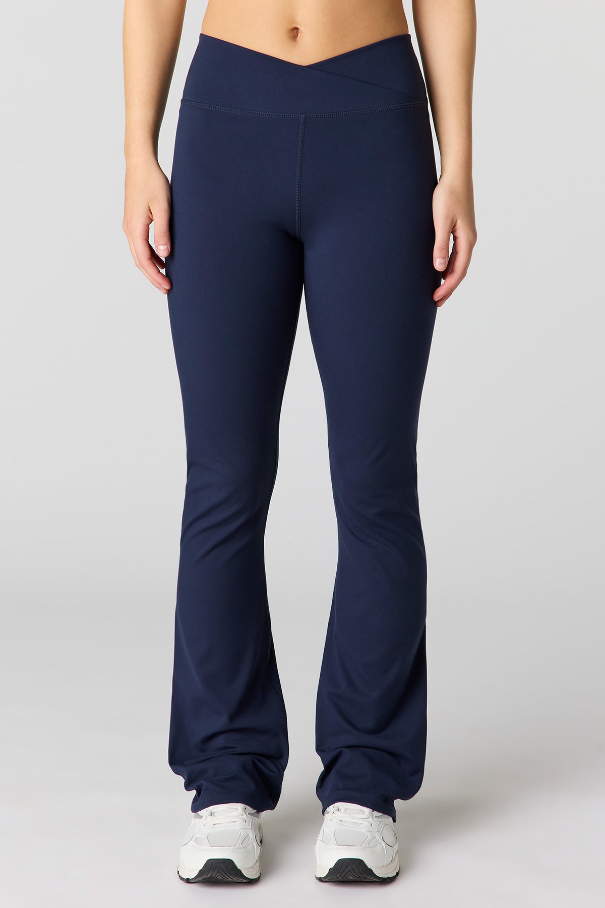 Alt View 2. U/A Flare Pant with Pocket - Navy