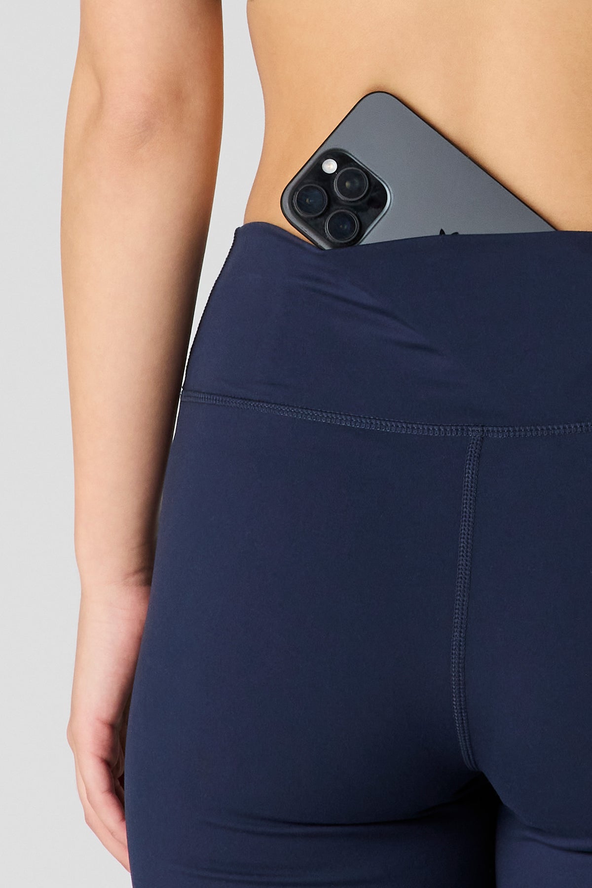 Alt View 4. U/A Flare Pant with Pocket - Navy
