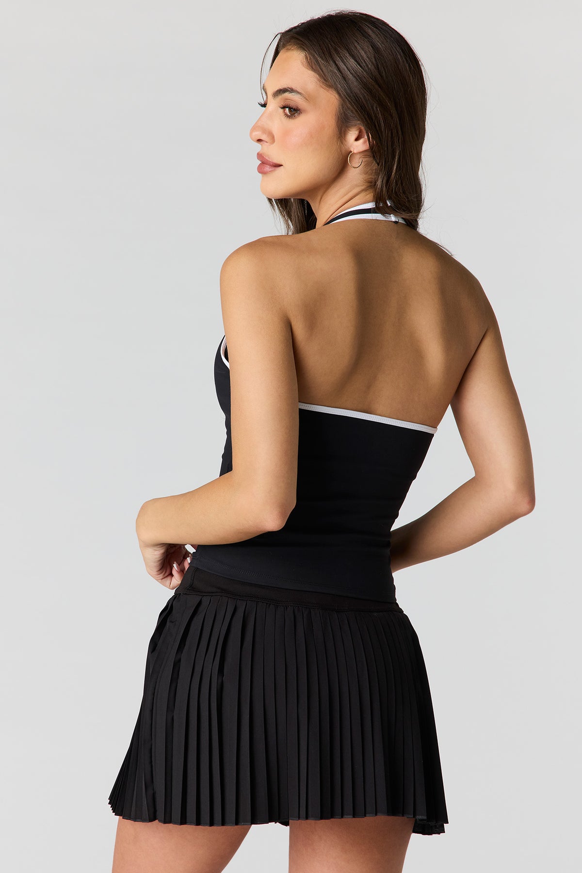 Alt View 6. Sommer Ray Active High Density Pleated Skort - Pink