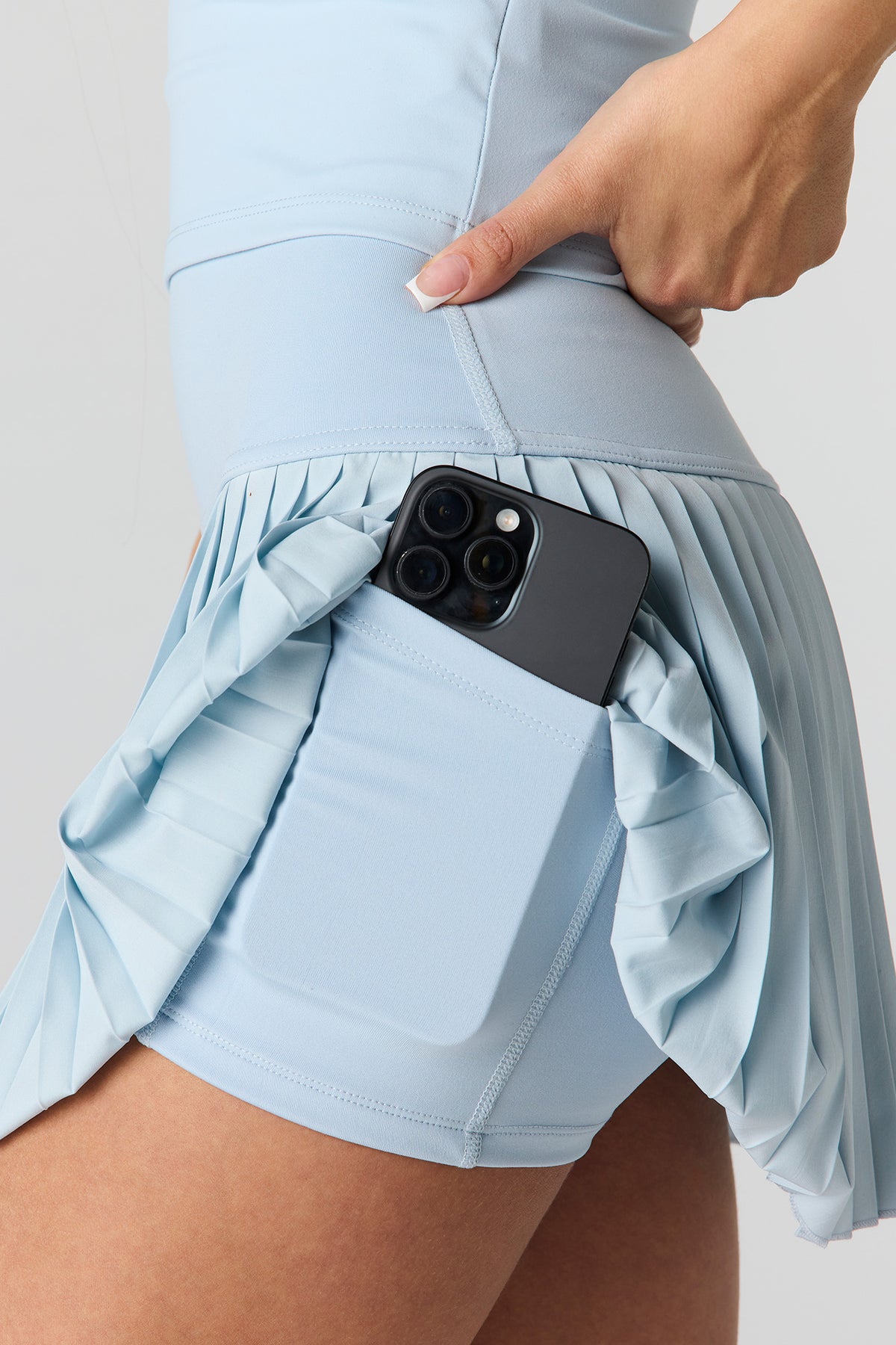 Alt View 16. Sommer Ray Active High Density Pleated Skort - Pink