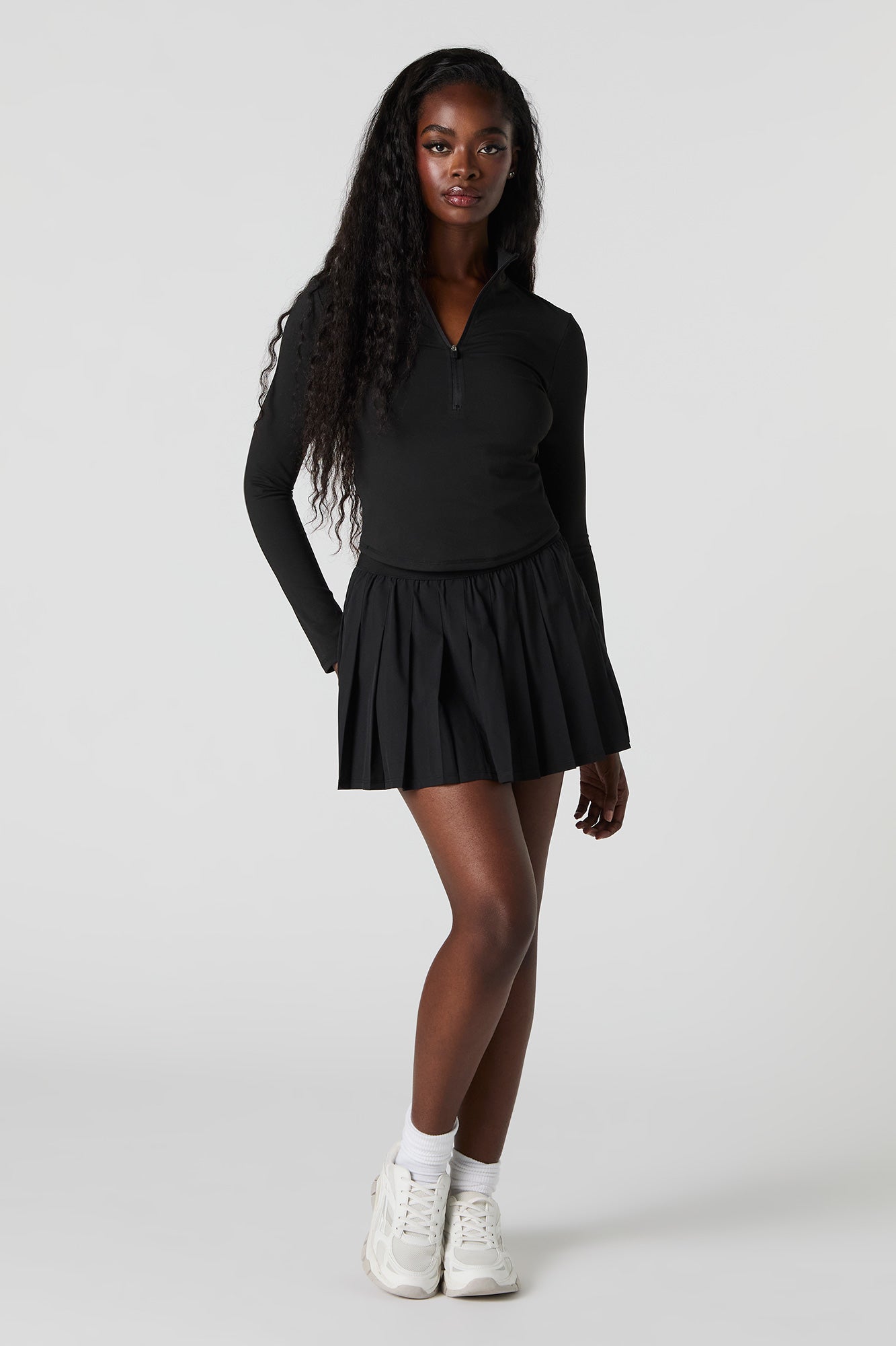 MARINE SERRE ブラック Tennis Court トップス Tennis Skort – Urban Planet