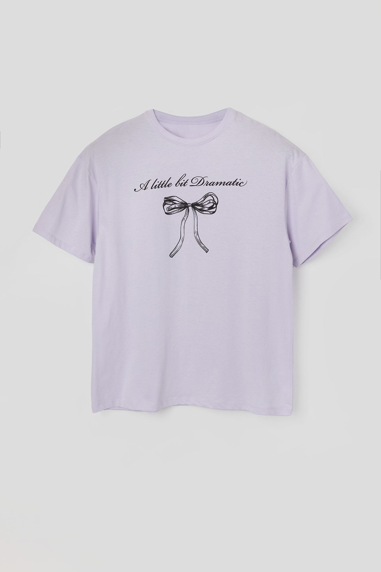 Little Bit Dramatic Graphic Boyfriend T-Shirt