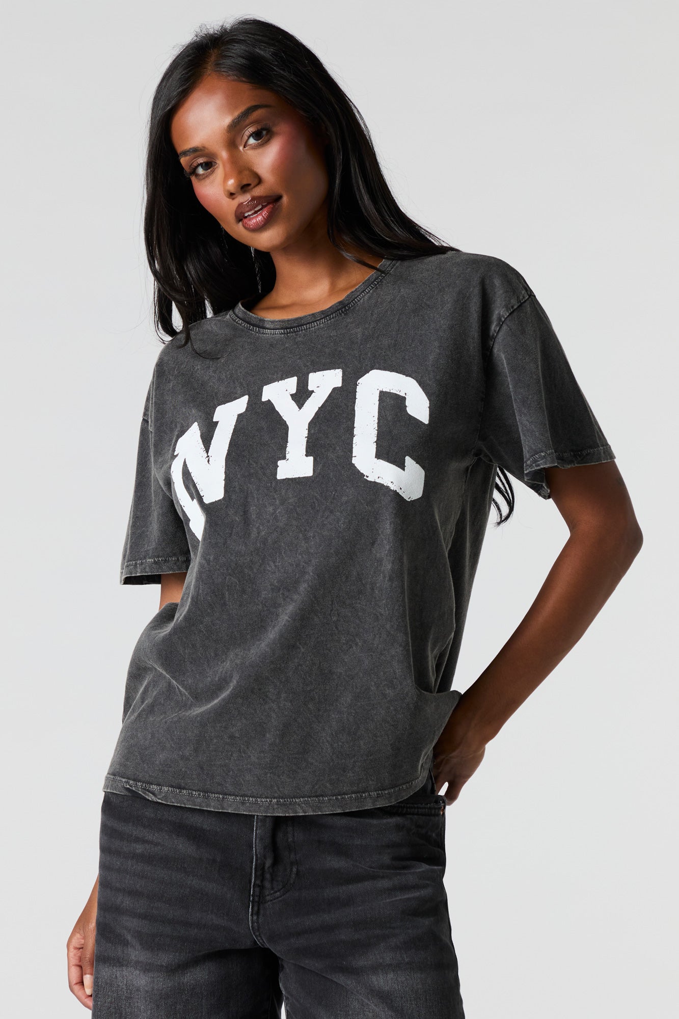 NYC Graphic Washed T-Shirt