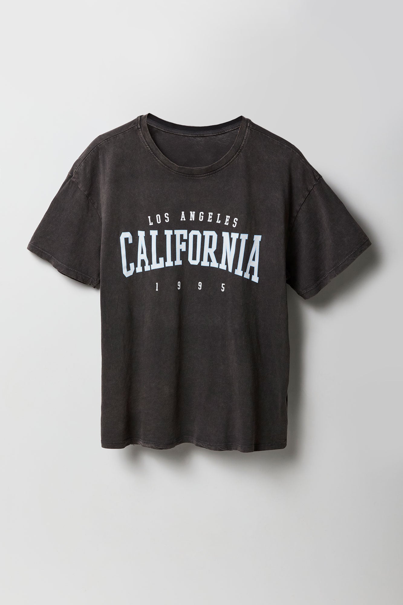 T-shirt délavé à imprimé California