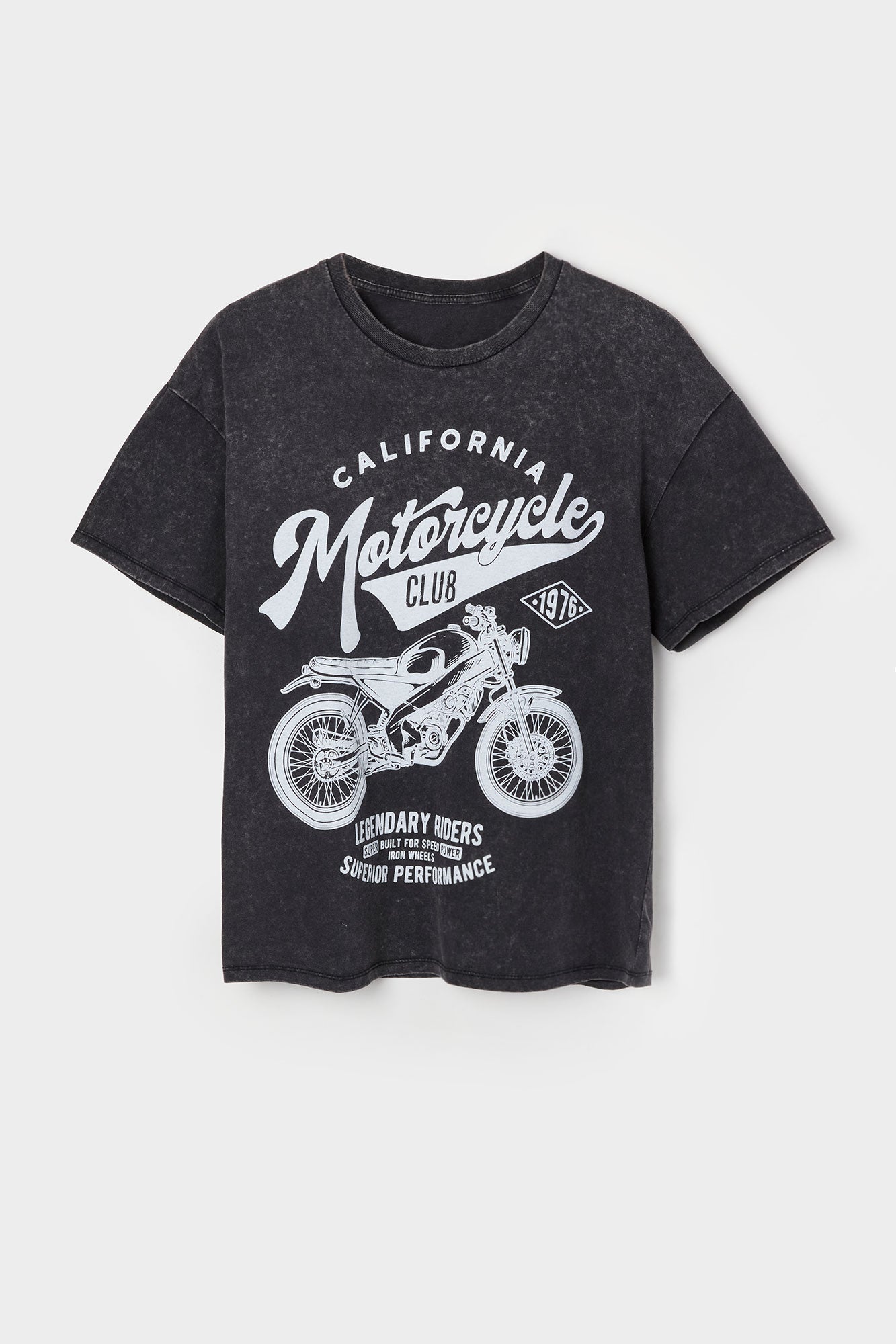 Cali Motorcycle Club Graphic Washed Boyfriend T-Shirt