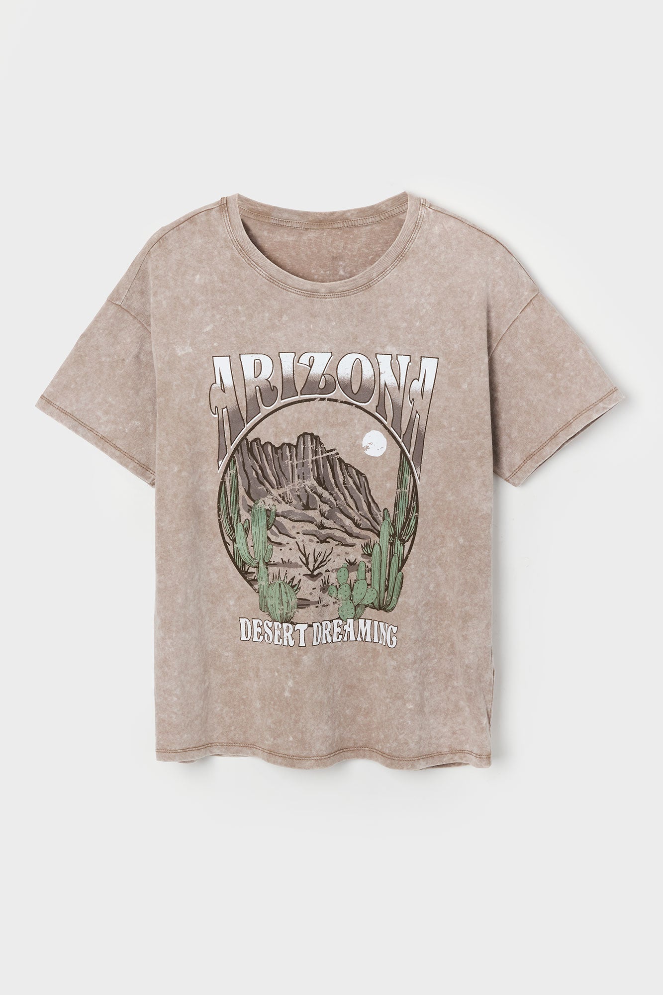 Arizona Desert Dreaming Graphic Washed Boyfriend T-Shirt
