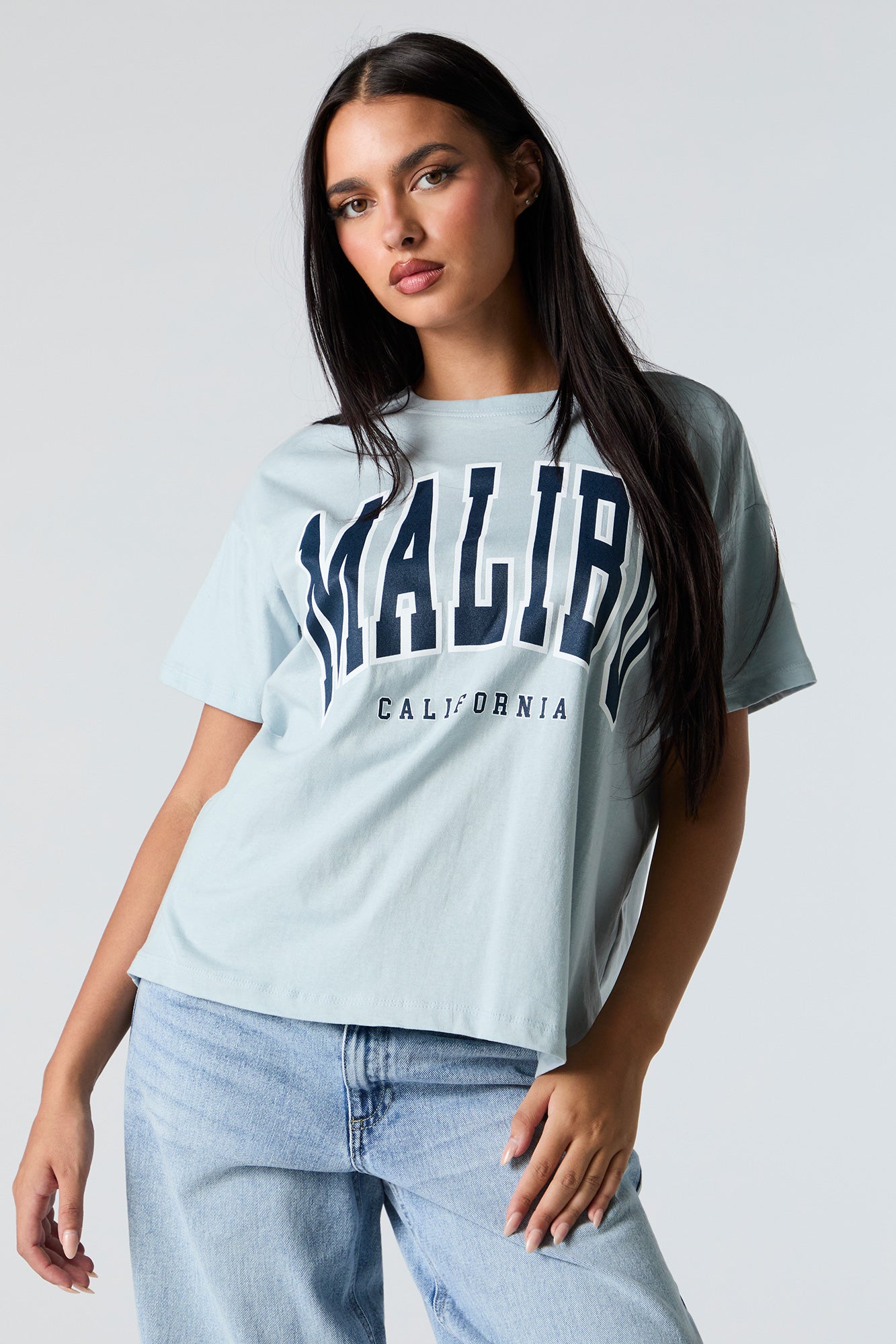 Malibu Graphic Boyfriend T-Shirt