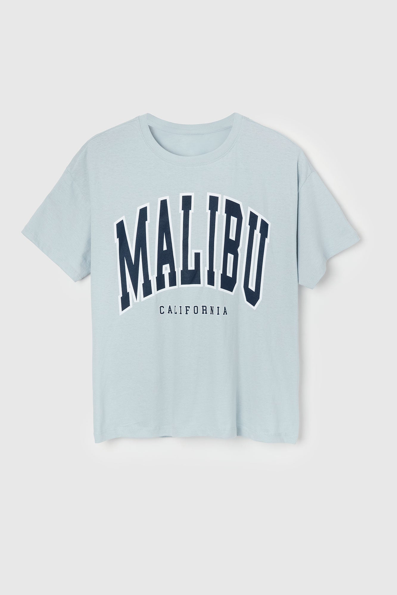 T-shirt de coupe garçonne à imprimé Malibu