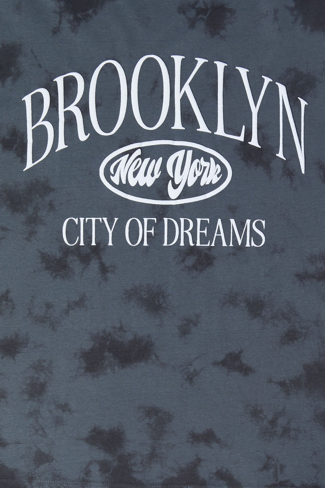 T-shirt noué-teint à imprimé Brooklyn